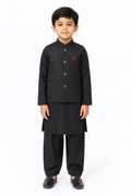 Black Waistcoat Suits for Boys